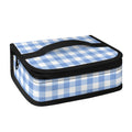 Cornflower Blue And White Gingham Print Small Lunch Bag