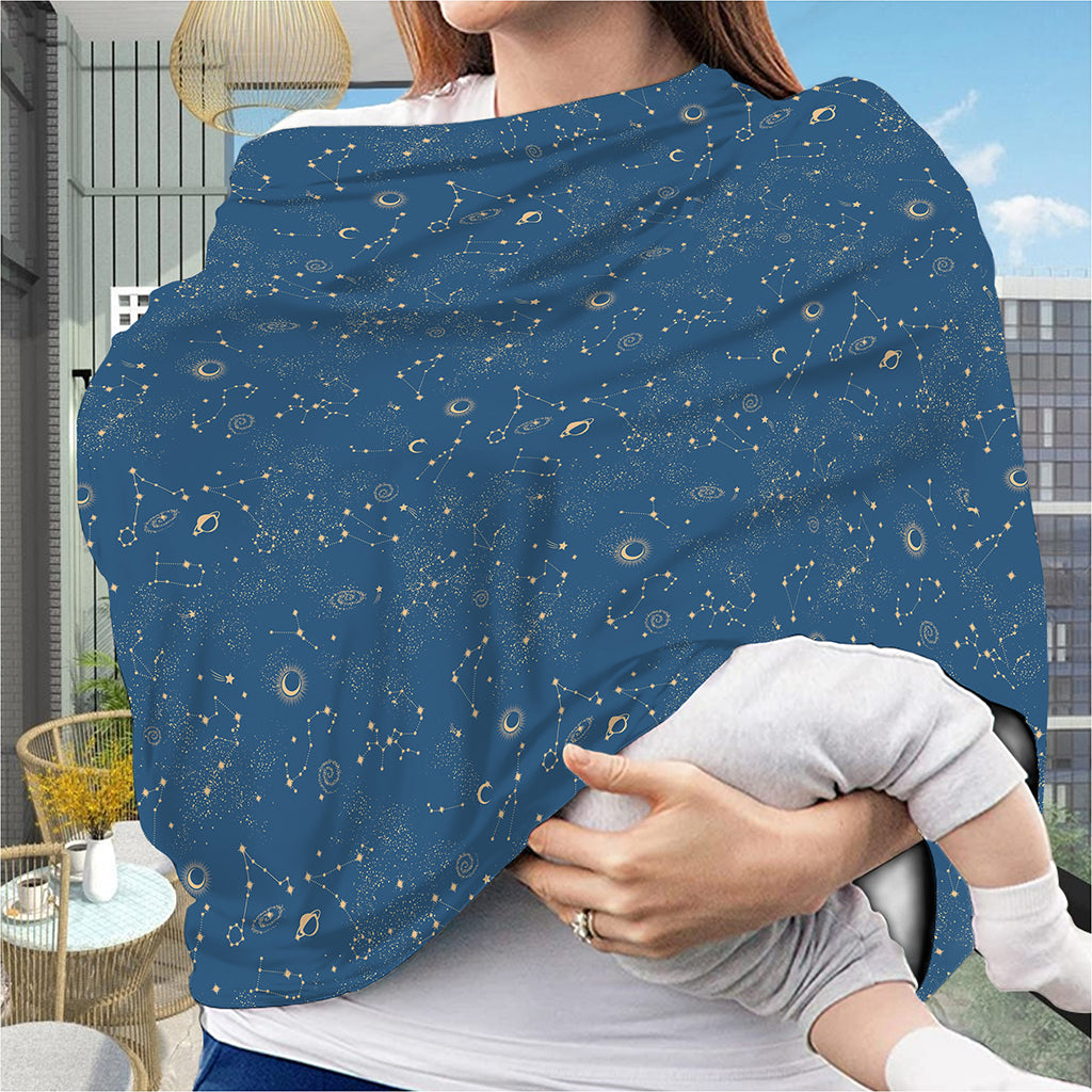 Cosmic Constellation Pattern Print Baby Seat Cover