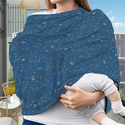 Cosmic Constellation Pattern Print Baby Seat Cover