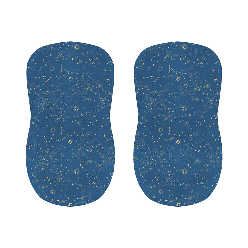 Cosmic Constellation Pattern Print Bar Stool Covers