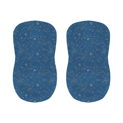 Cosmic Constellation Pattern Print Bar Stool Covers