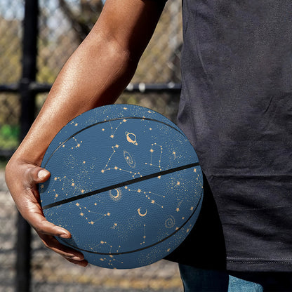 Cosmic Constellation Pattern Print Basketball