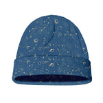 Cosmic Constellation Pattern Print Beanie