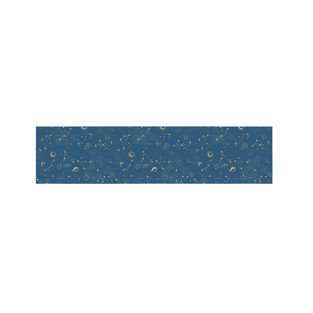 Cosmic Constellation Pattern Print Bed Runner