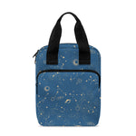 Cosmic Constellation Pattern Print Bible Tote Bag