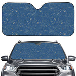 Cosmic Constellation Pattern Print Car Windshield Sun Shade