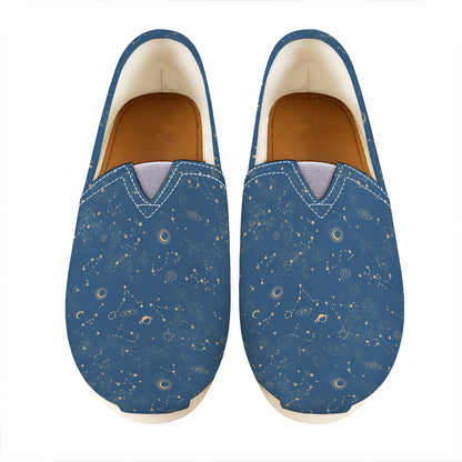 Cosmic Constellation Pattern Print Casual Shoes