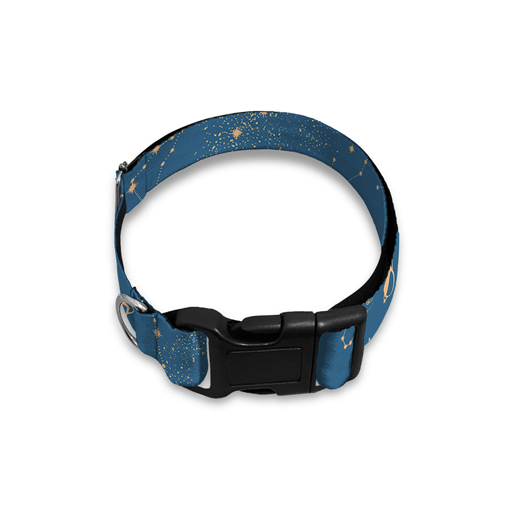 Cosmic Constellation Pattern Print Dog Collar