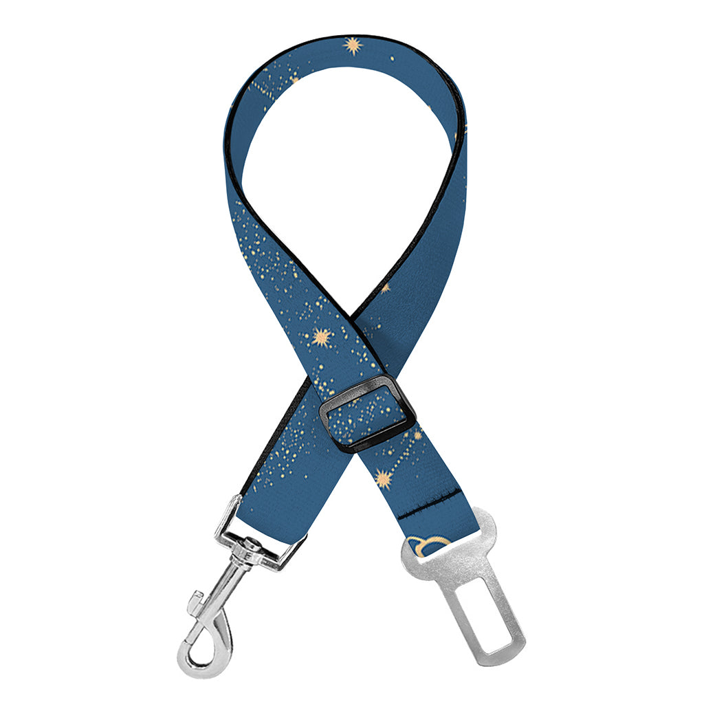 Cosmic Constellation Pattern Print Dog Seat Belt