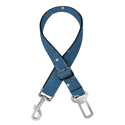 Cosmic Constellation Pattern Print Dog Seat Belt