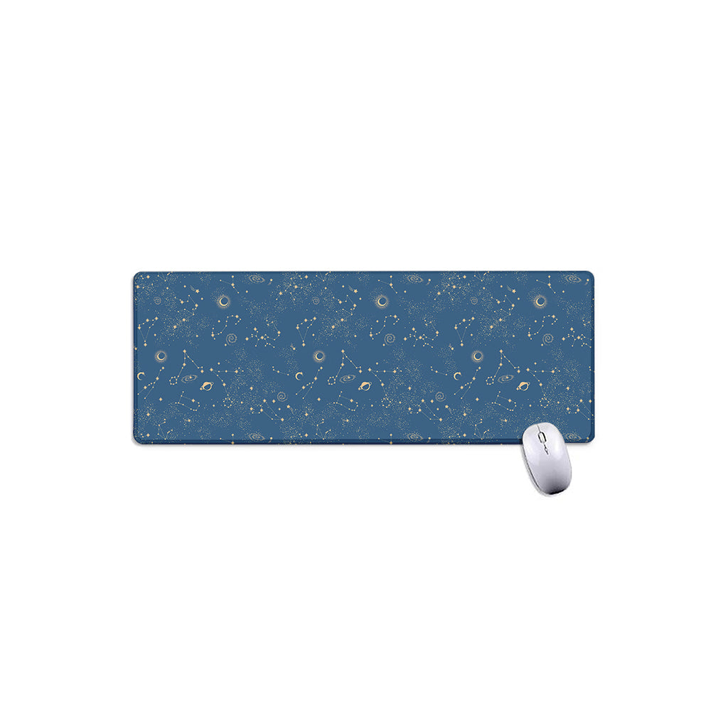 Cosmic Constellation Pattern Print Extended Mouse Pad