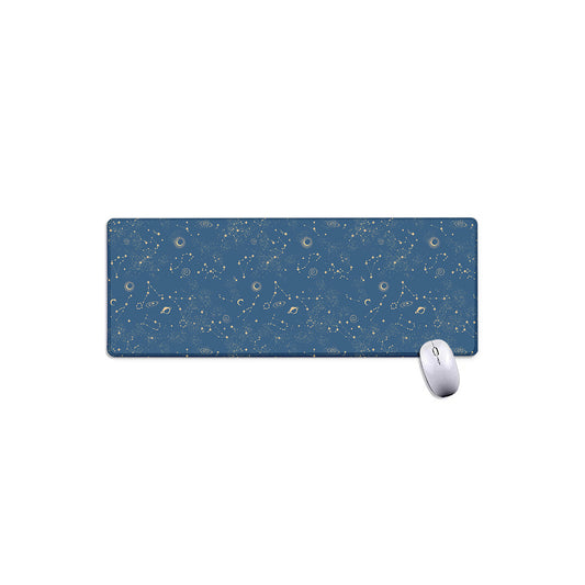 Cosmic Constellation Pattern Print Extended Mouse Pad
