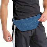 Cosmic Constellation Pattern Print Fanny Pack
