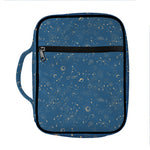 Cosmic Constellation Pattern Print Front Pocket Bible Bag
