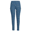 Cosmic Constellation Pattern Print High-Waisted Pocket Leggings