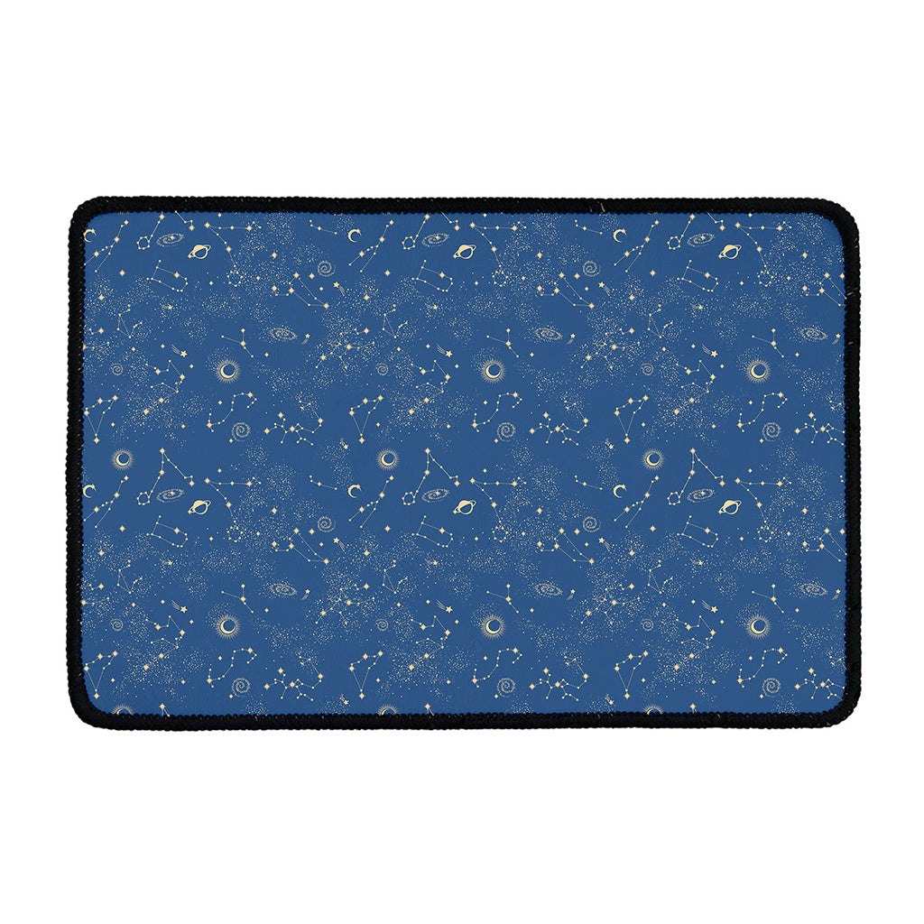 Cosmic Constellation Pattern Print Kitchen Mat