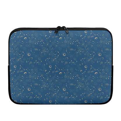 Cosmic Constellation Pattern Print Laptop Sleeve