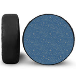 Cosmic Constellation Pattern Print Leather Spare Tire Cover