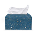 Cosmic Constellation Pattern Print Leather Tissue Box Cover