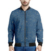 Cosmic Constellation Pattern Print Men's Bomber Jacket