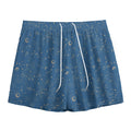 Cosmic Constellation Pattern Print Mesh Shorts