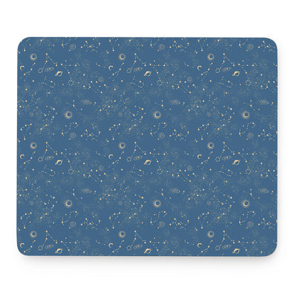 Cosmic Constellation Pattern Print Mouse Pad