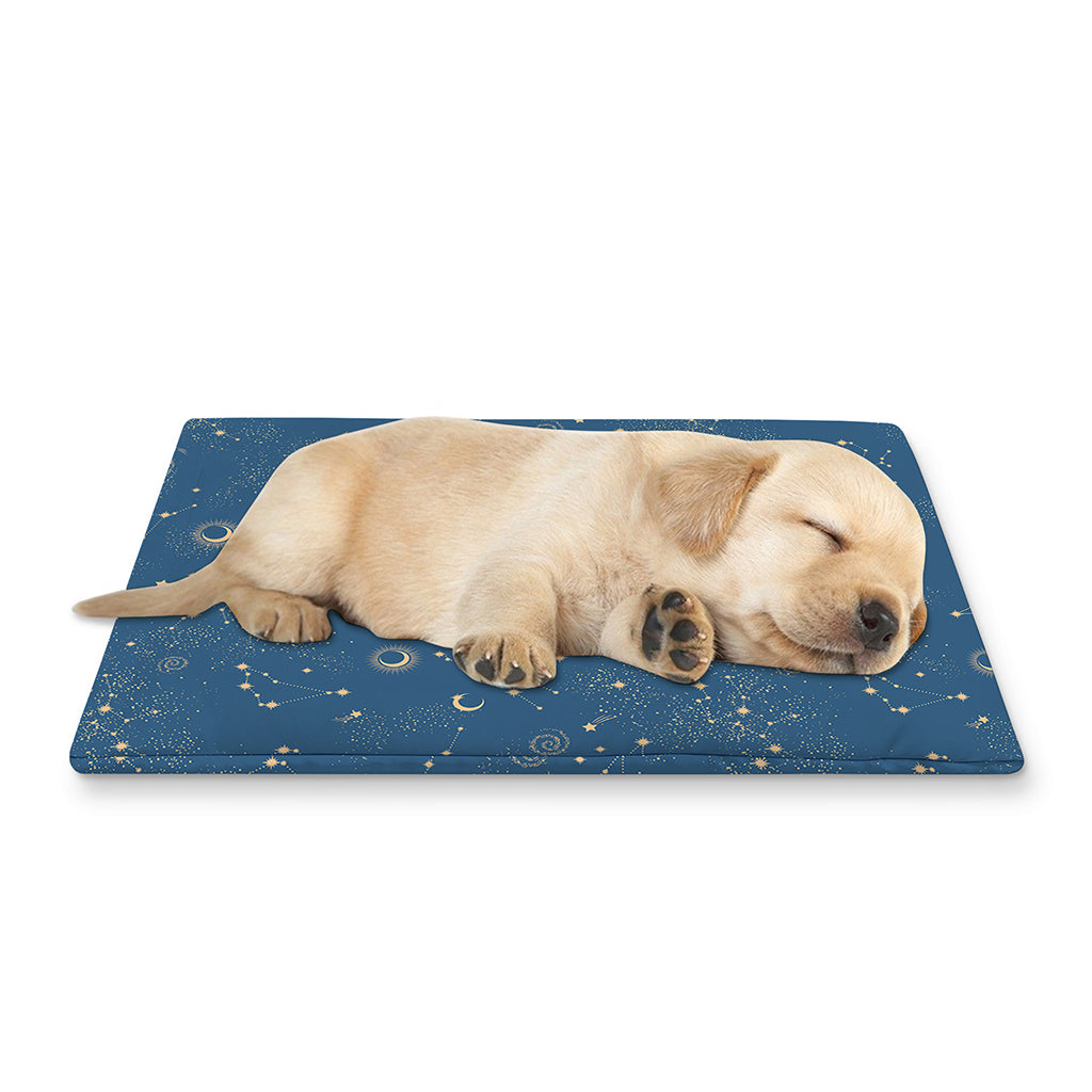 Cosmic Constellation Pattern Print Pet Cooling Mat Cover