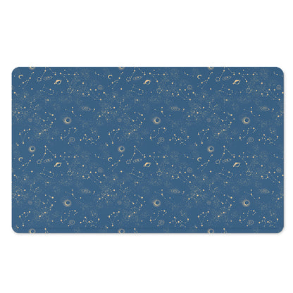 Cosmic Constellation Pattern Print Polyester Doormat
