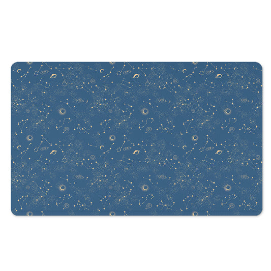 Cosmic Constellation Pattern Print Polyester Doormat
