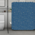 Cosmic Constellation Pattern Print Polyester Shower Curtain