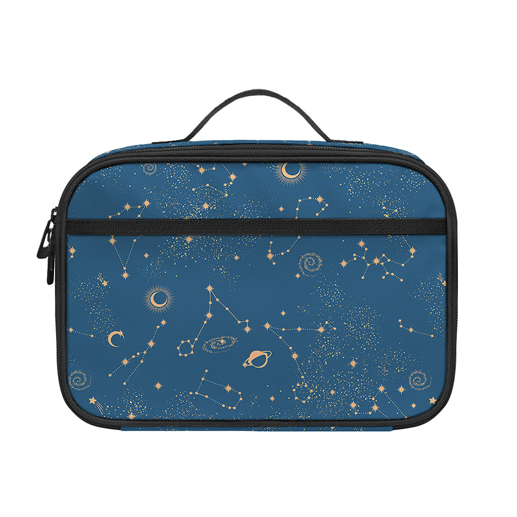 Cosmic Constellation Pattern Print Portable Lunch Bag