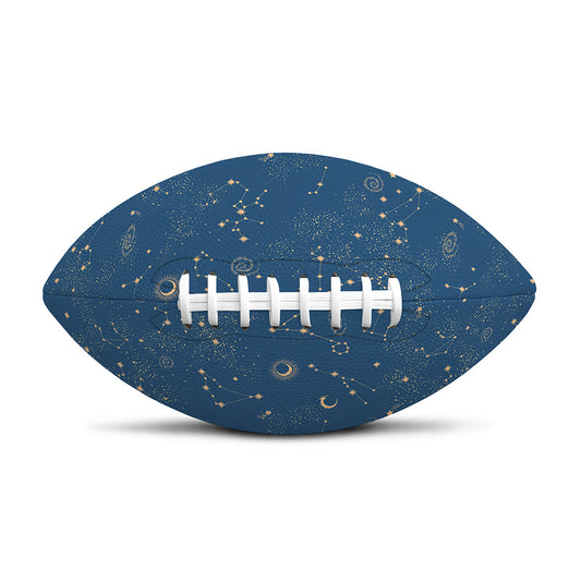 Cosmic Constellation Pattern Print Rugby Ball
