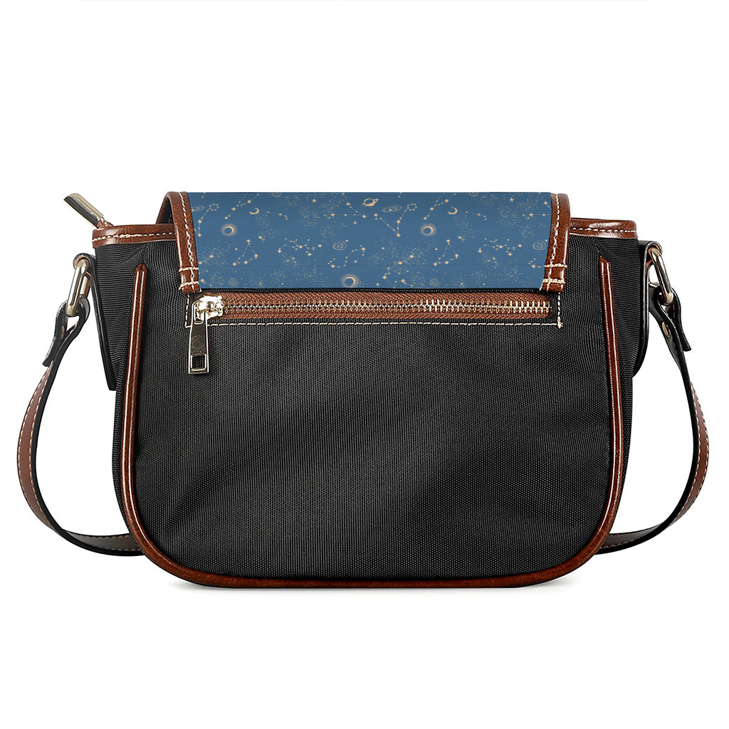 Cosmic Constellation Pattern Print Saddle Bag
