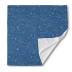 Cosmic Constellation Pattern Print Silk Bandana