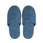 Cosmic Constellation Pattern Print Slippers