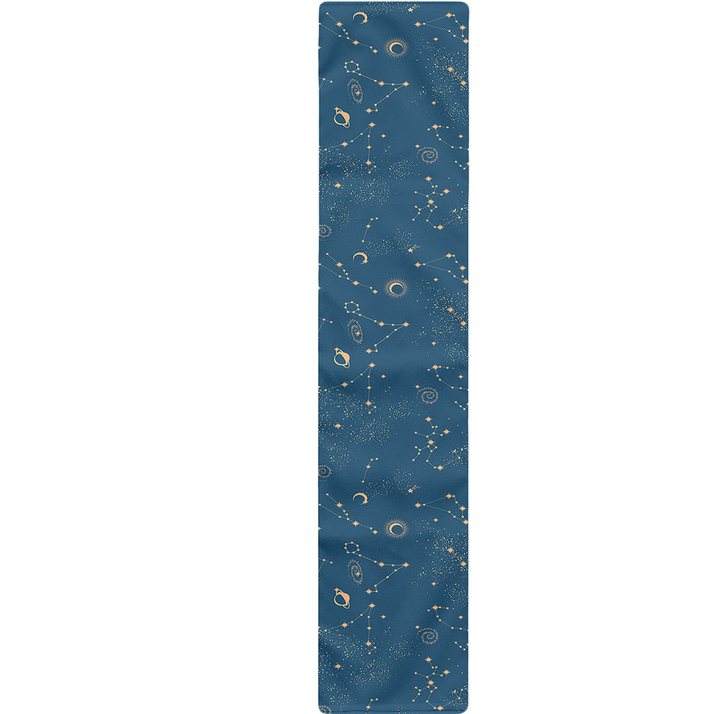 Cosmic Constellation Pattern Print Table Runner