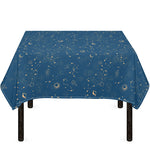 Cosmic Constellation Pattern Print Tablecloth