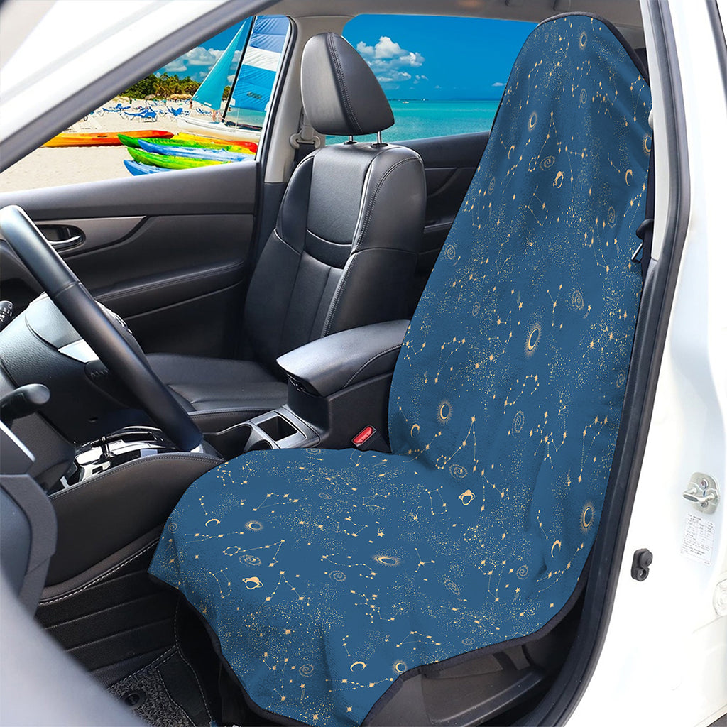 Cosmic Constellation Pattern Print Waterproof Car Seat Cover