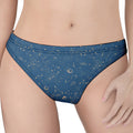 Cosmic Constellation Pattern Print Women's Thong