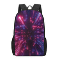 Cosmic Hyperspace Print 17 Inch Backpack