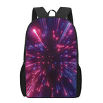Cosmic Hyperspace Print 17 Inch Backpack