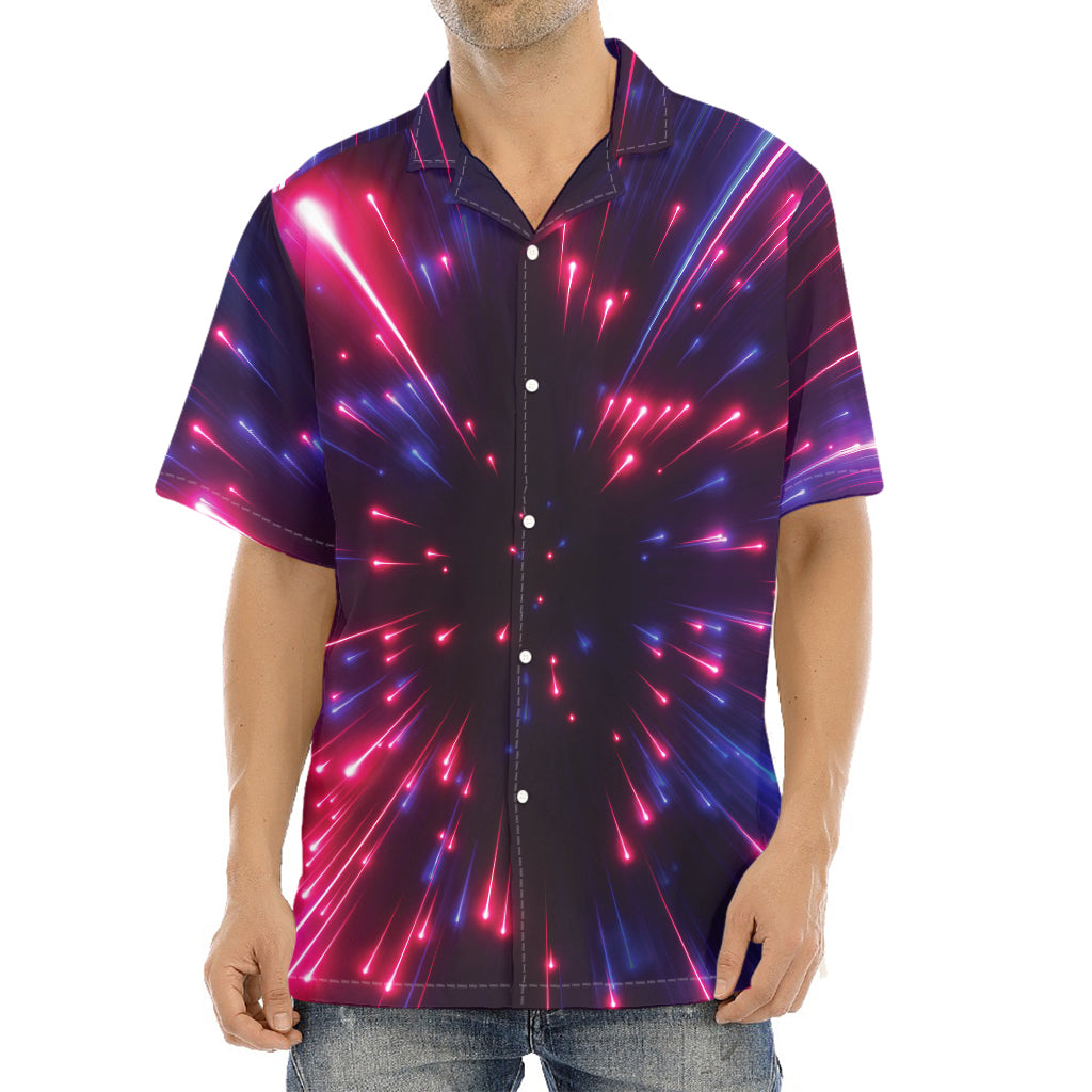 Cosmic Hyperspace Print Aloha Shirt