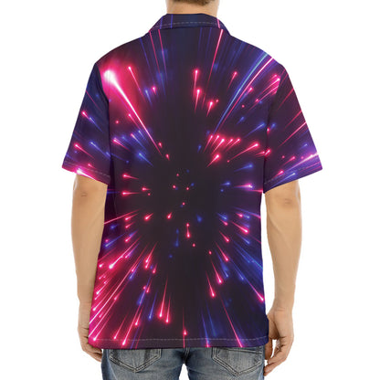 Cosmic Hyperspace Print Aloha Shirt