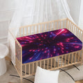 Cosmic Hyperspace Print Baby Crib Sheet