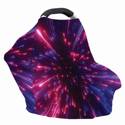 Cosmic Hyperspace Print Baby Seat Cover