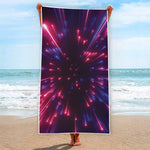 Cosmic Hyperspace Print Beach Towel