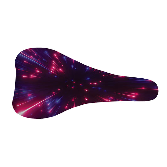 Cosmic Hyperspace Print Bicycle Seat Cover
