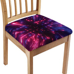 Cosmic Hyperspace Print Chair Cushion Cover