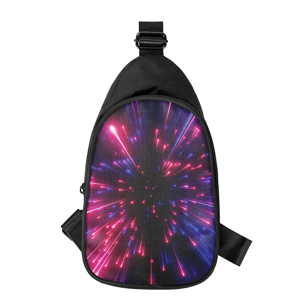 Cosmic Hyperspace Print Chest Bag