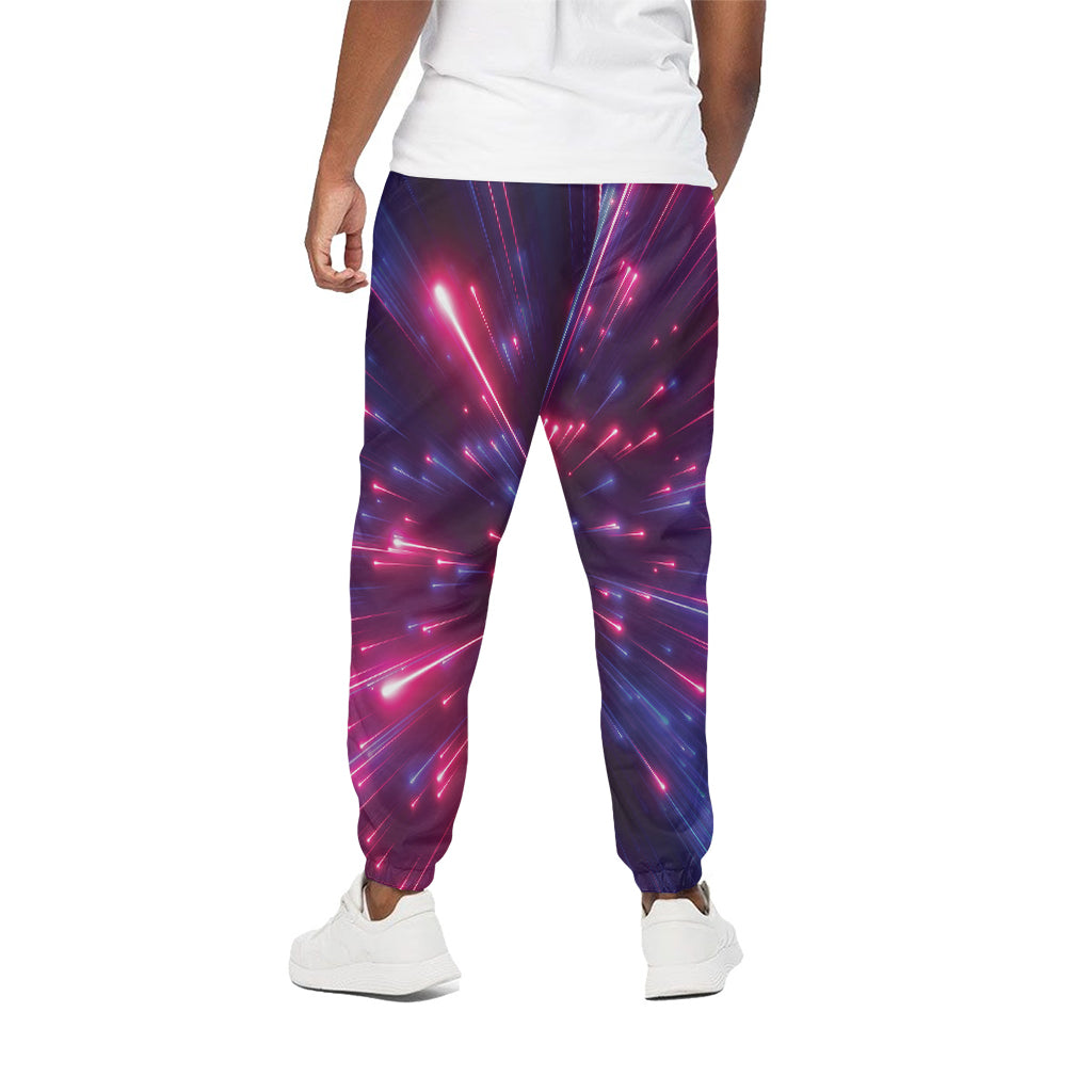 Cosmic Hyperspace Print Cotton Pants
